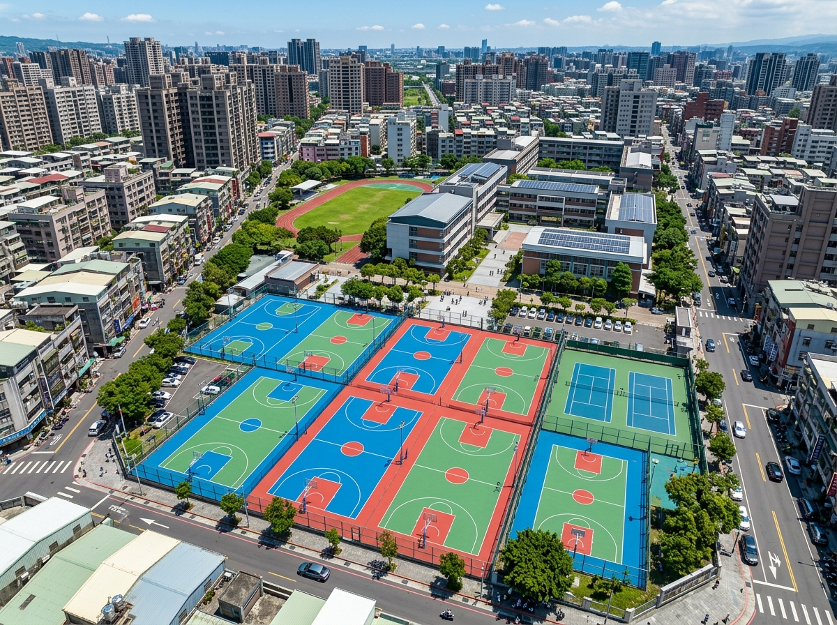 梅州市混合型塑胶跑道硅PU篮球场 - 哪里好